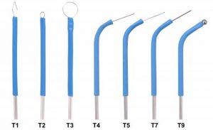 Electrosurgery tip set Bonart