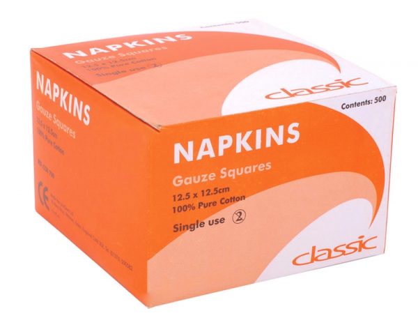 Napkins Gauze Squares 125mm²