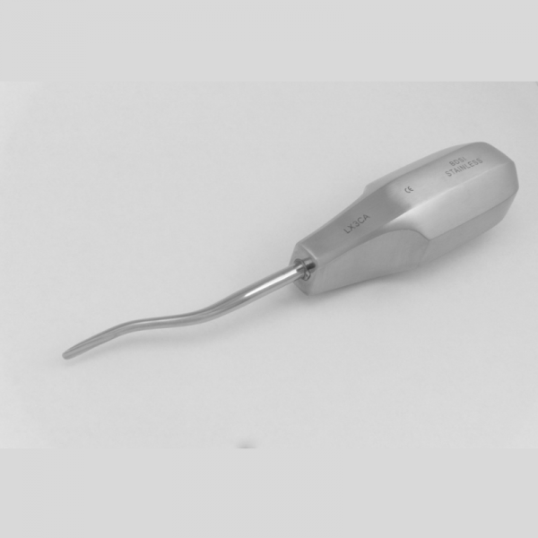 3mm Contra Angled stainless steel Luxation instrument.