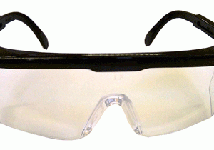 Dental patient safety glasses