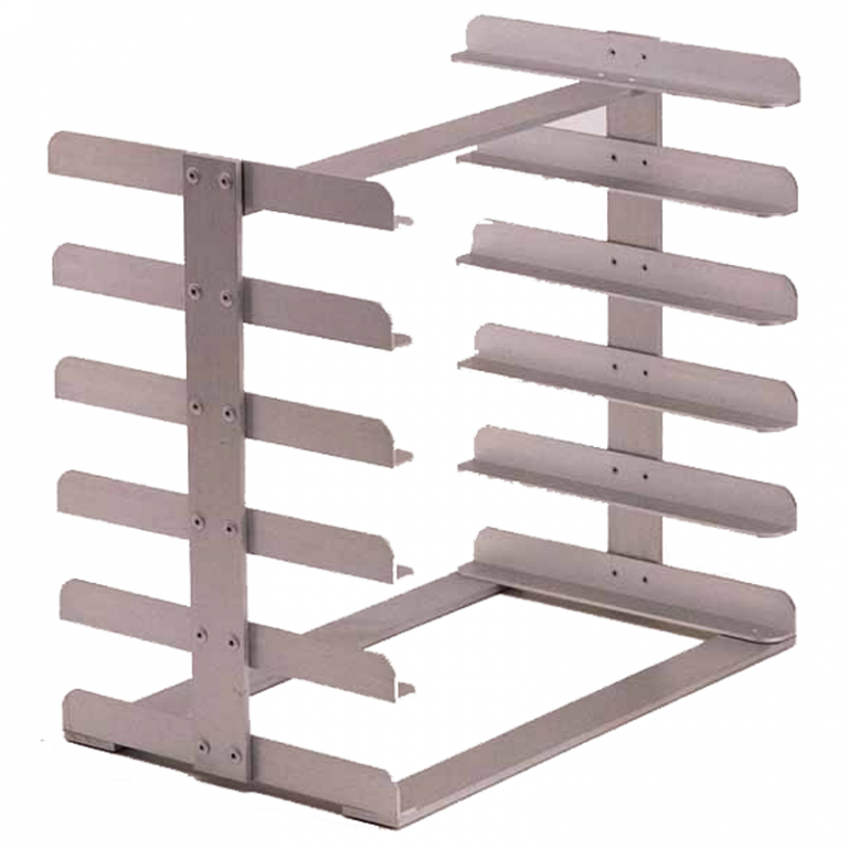 Dental tray rack large holds 6 large trays BDSI
