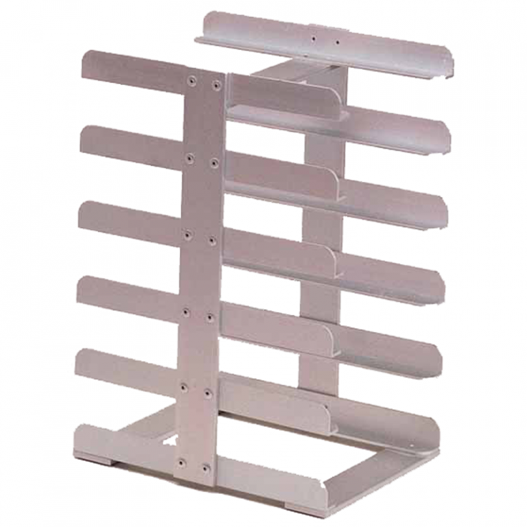 dental tray rack small holds 6 small trays BDSI