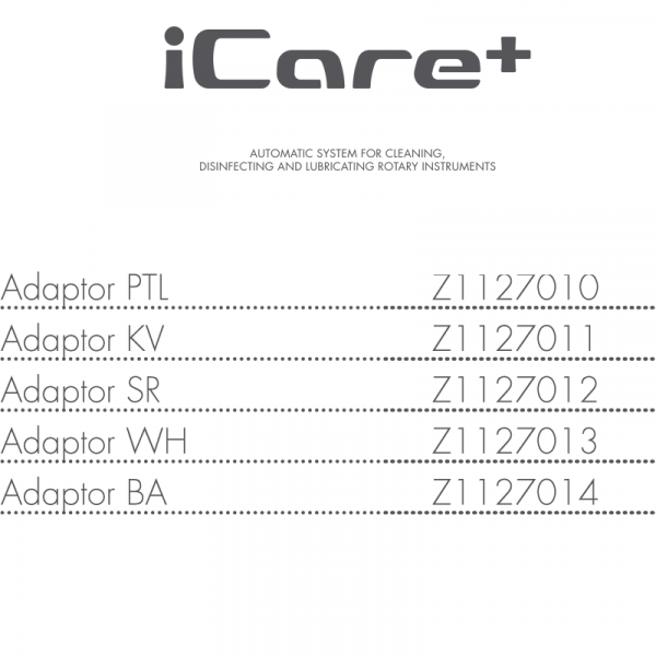 NSK iCare+ Handpiece Adaptors