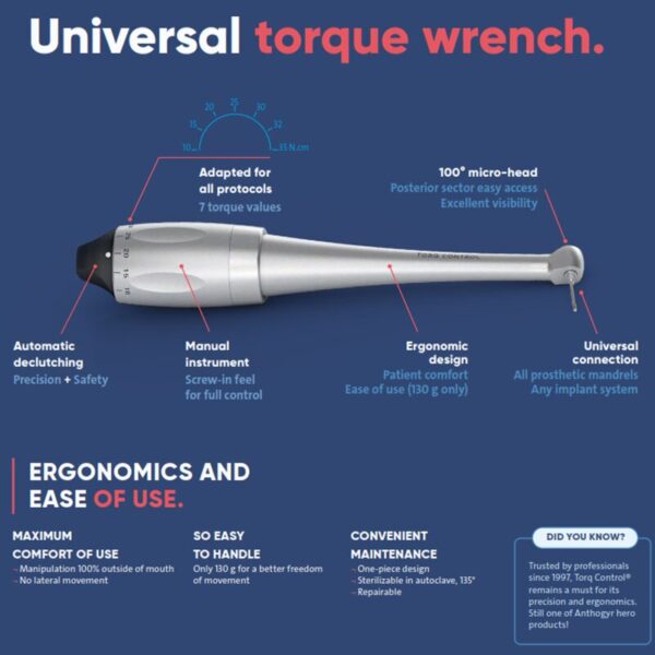 Anthogyr Torq Control Implant Torque Wrench - Image 2